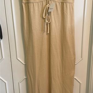 FREE PEOPLE BEACH Tie Front Midi Dress